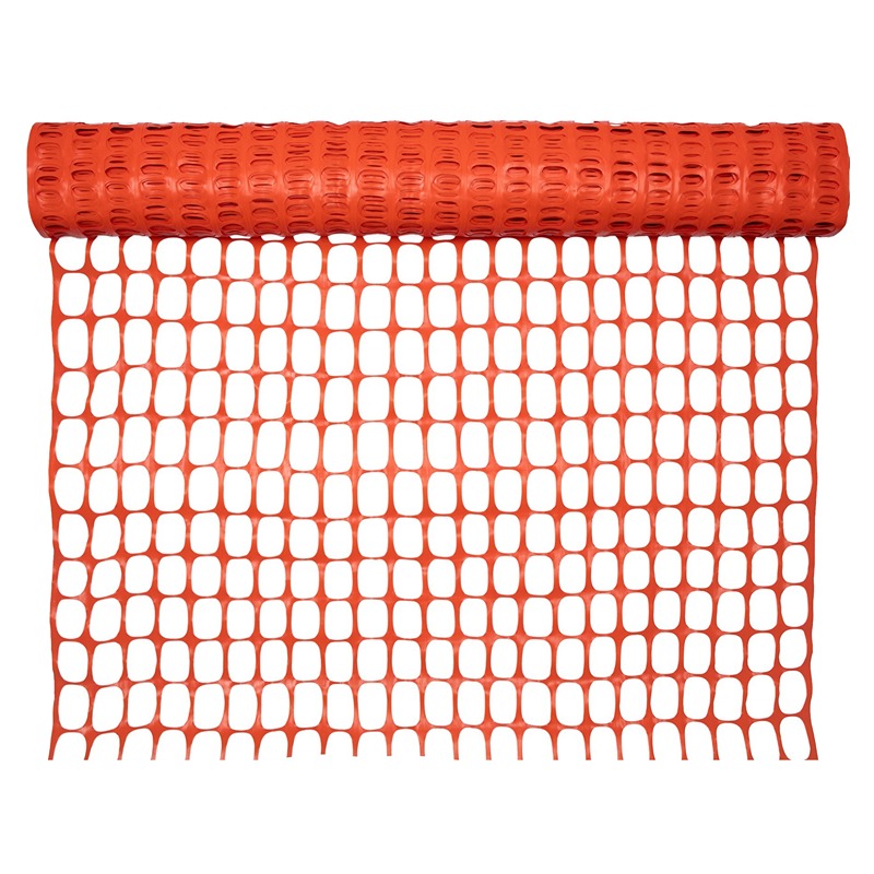 ORANGE BARRIER NETTING: 1M X 50M