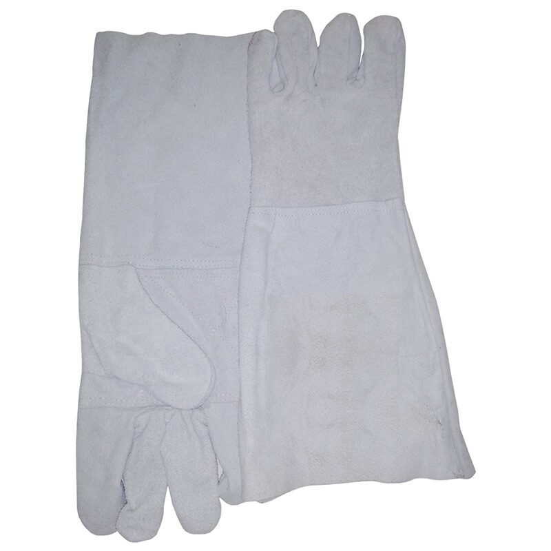 TAURUS GREY LEATHER GLOVES-DP-200MM (BW0042)