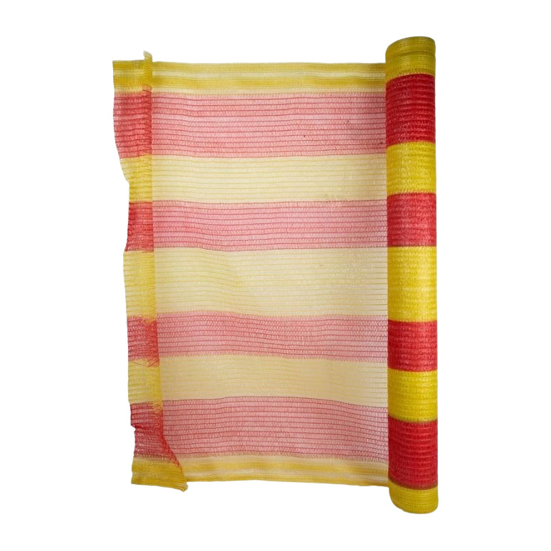 ORANGE & YELLOW WOVEN BARRIER NET 1M X 50M